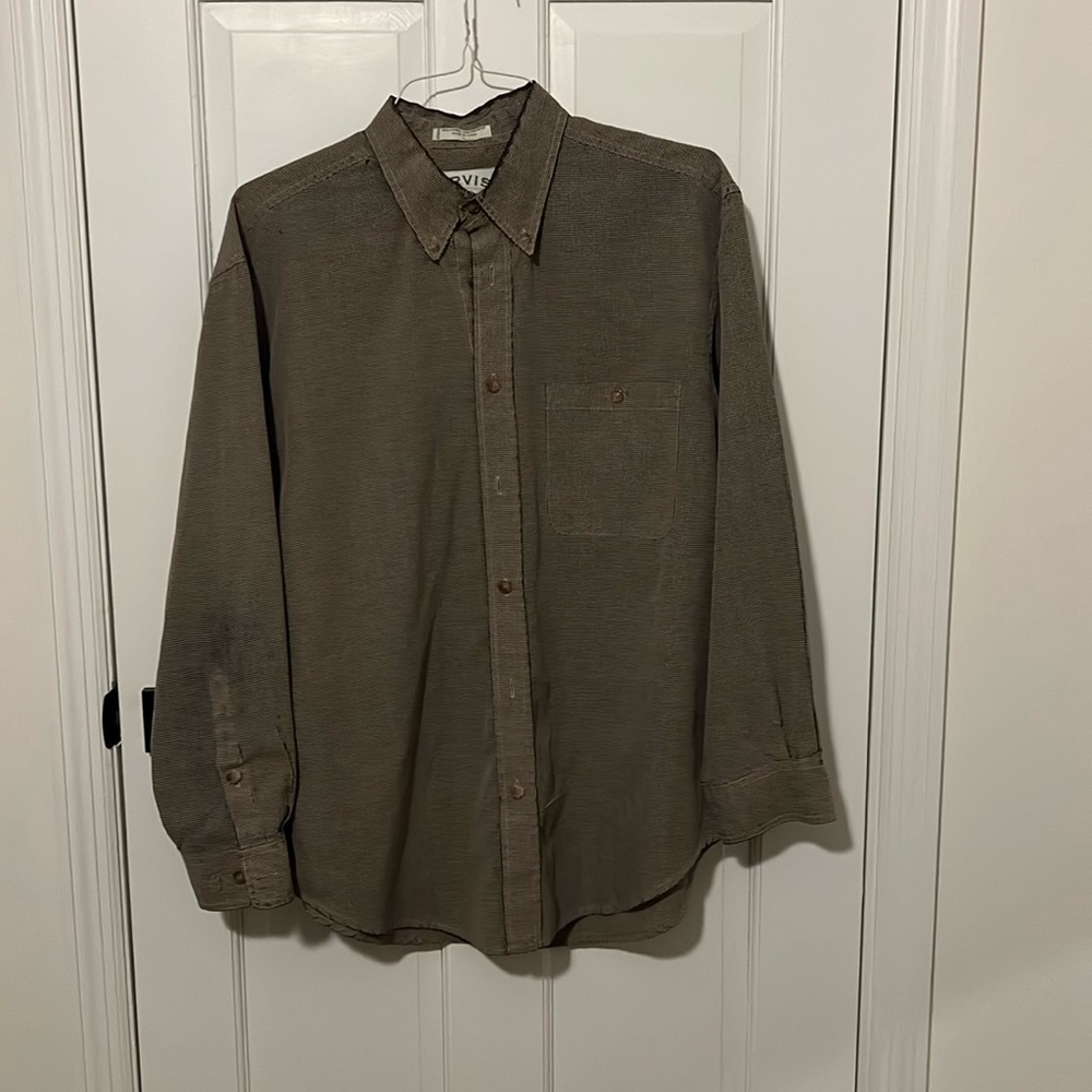 L Orvis Button Up Shirt-Used